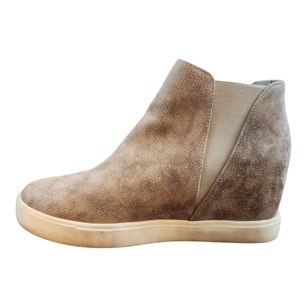 Coconuts by Matisse lure tan natural platform wedge sneakers sz 9.5 - Picture 8 of 12